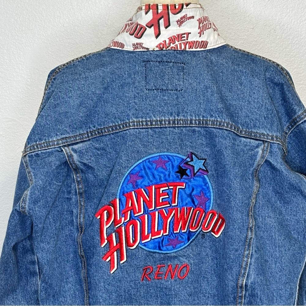 Vintage Planet Hollywood “Reno”
Denim Trucker Jacket Unisex Small/Medium, VGUC - Picture 8 of 11